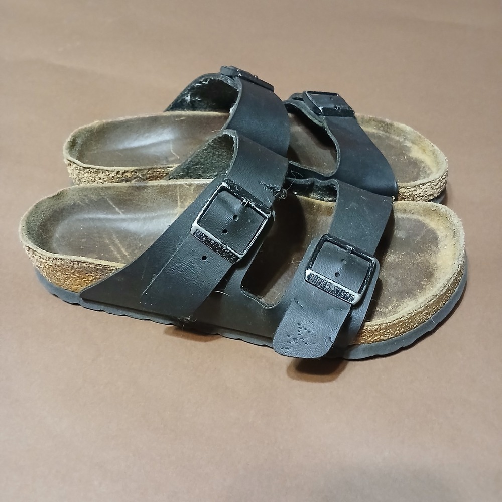 Birkenstock Arizona Synthetic Soft Footbed Sandal Women 36 (5) Black